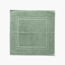 Tapis De Bain|Carré Blanc Tapis de bain coton Lola II sauge
