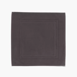 Tapis De Bain|Carré Blanc Tapis de bain coton Lola II anthracite