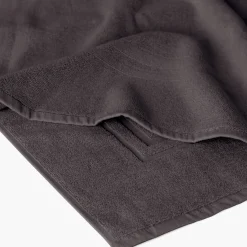 Tapis De Bain|Carré Blanc Tapis de bain coton Lola II anthracite