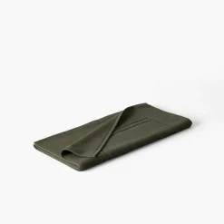 Coffrets Cadeaux|Tapis De Bain|Carré Blanc Tapis de bain coton Lola II vert kaki