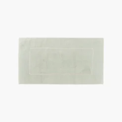 Tapis De Bain|Carré Blanc Tapis de bain coton Pampa II jade