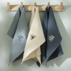 Torchons & Essuie-mains|Coffrets Cadeaux|Carré Blanc Torchon de cuisine coton Sousbois beige clair