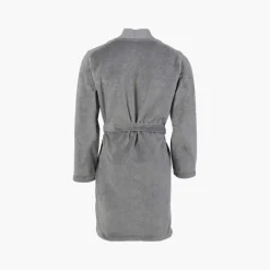 Coffrets Cadeaux|Robe De Chambre Homme|Carré Blanc Veste homme polaire col kimono Grizzli gris