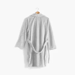 Coffrets Cadeaux|Robes De Chambre Femme|Carré Blanc Veste polaire femme Elena gris clair