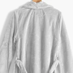 Coffrets Cadeaux|Robes De Chambre Femme|Carré Blanc Veste polaire femme Elena gris clair